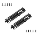 Sliding Door Lock Black Barrel Bolt Latch 2.87" For Door Gate Cabinet