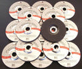 10pcs  4" GRINDING WHEELS FITS MAKITA  ANGLE GRINDER 5/8" ARBOR HOLE 1/4" THICKO
