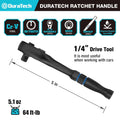 Duratech 1/4-inch Drive Ratchet 90-tooth Quick-release Ratchet Wrench