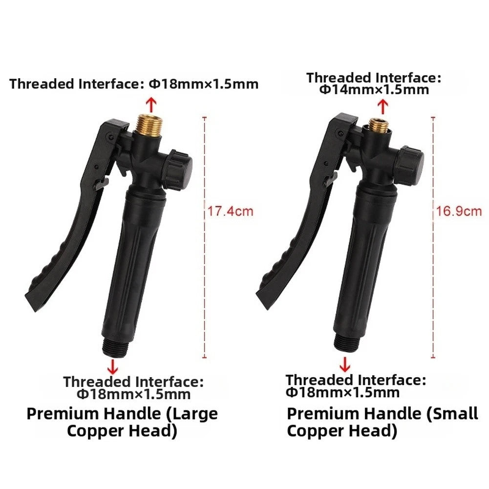 Sprayer Handle With Quick Connect Copper Fitting For Power Sprayer Use