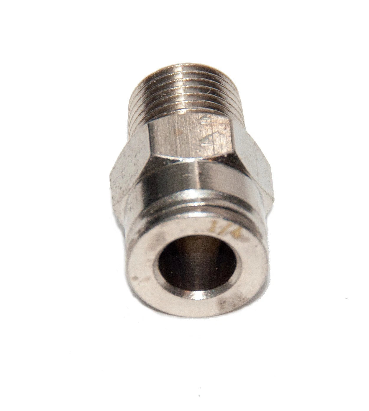 Tube Fitting Male Connector Metal Push In To Connect 1/4" Od X 1/8 Npt