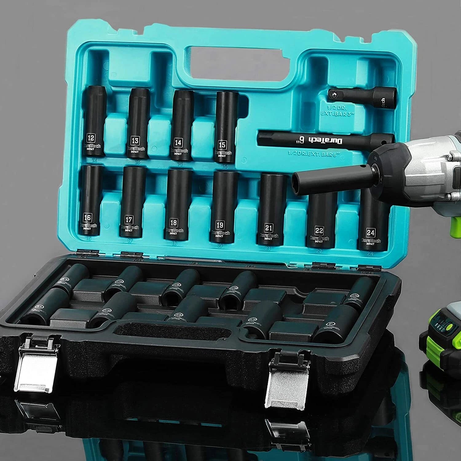 Duratech Impact Socket Set 1/2" Dr Deep Impact | Built Supply Co