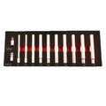 12PC Extra Deep Socket Set 120MM Long 8-19MM 3/8"& 1/2"dr. with