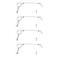 Marine Quick Release Pin Set W/drop Cam & Lanyard For Bimini Support