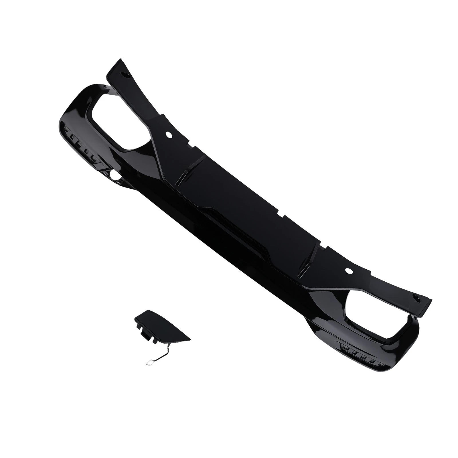 Rear Diffuser Lip for BMW G30 G31 M550i 2017-2023 M Performance Gloss Black