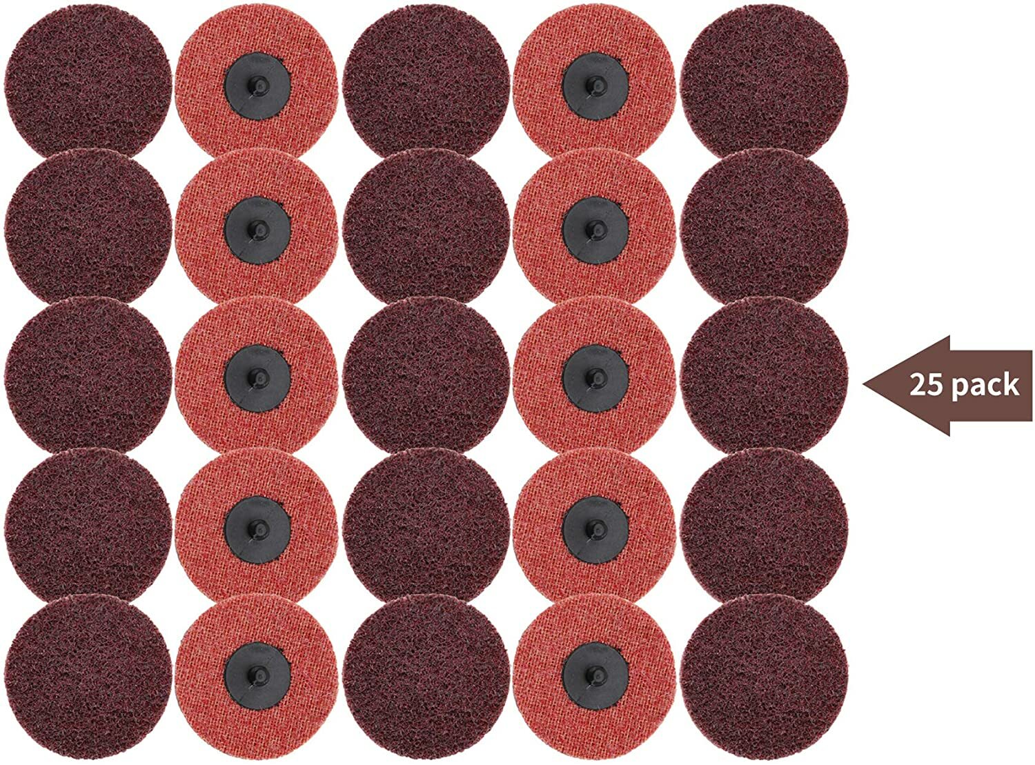 25pc 3 Inch Quick Change Sanding Disc Set by Unbranded
