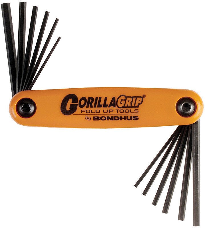 Bondhus Gorilla Grip Hex Fold Up Wrench Set