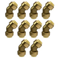 XFITTING 1/2" x 1/2" Push Fit 45 Degree Elbow - 10 Pack