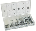 146pc Nylon Insert Lock Nut Assortment 6 Sizes LockNuts Kit: M4/5/6/8/10/12