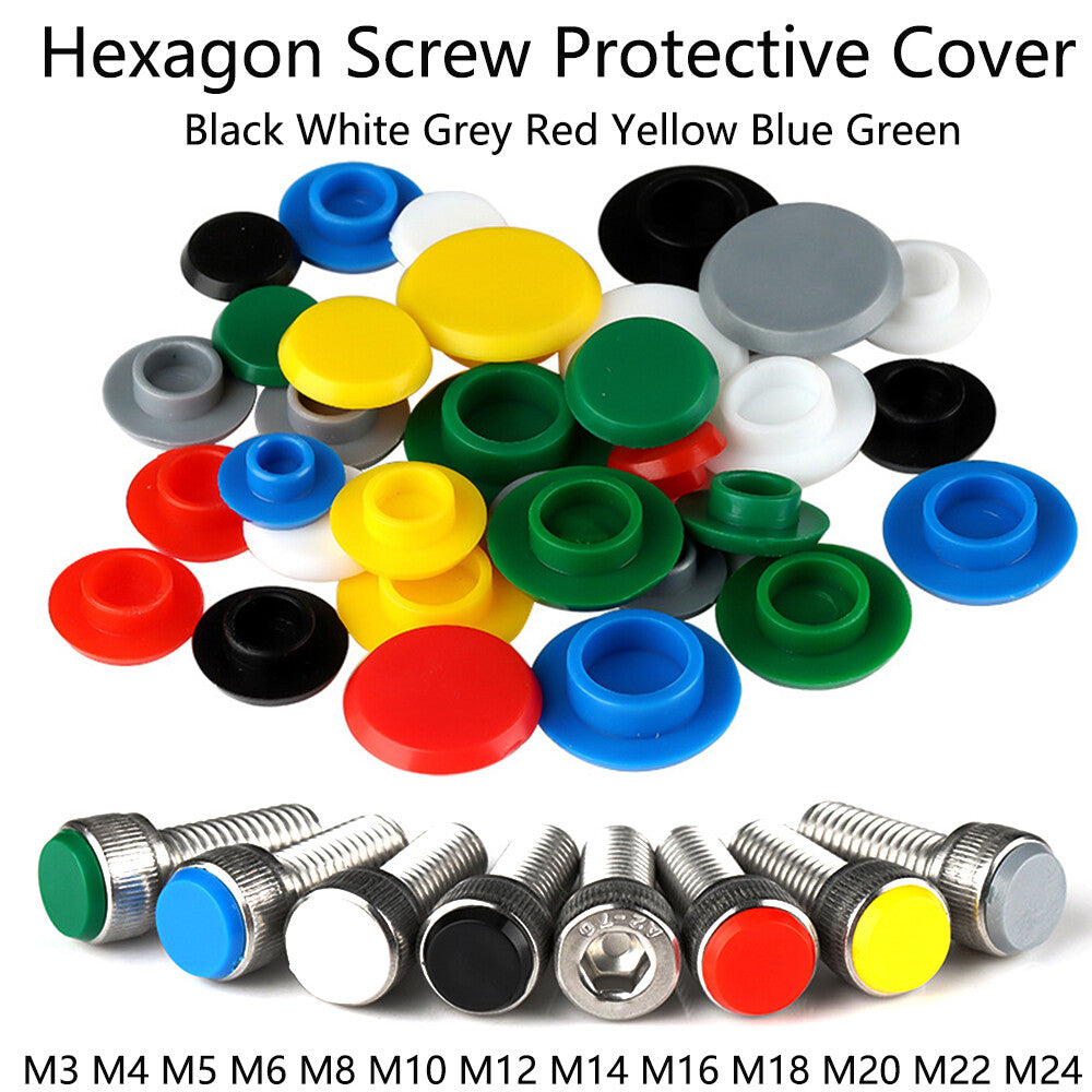 Multicolor Hex Socket Allen Bolt Screw Protector
