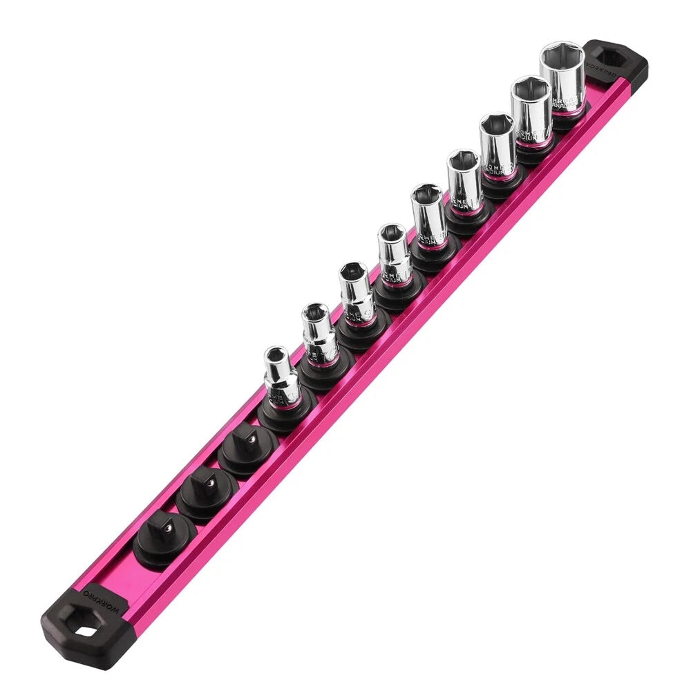 Magnetic Socket Organizer Heavy Duty Socket Holder 1/4-inch Drive (No