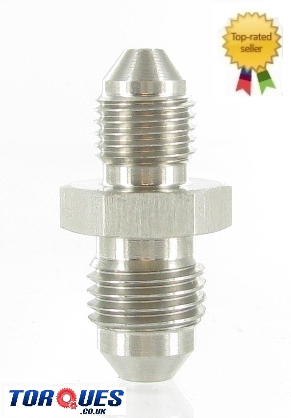 An -4 ( 4an) 7/16 X 20 Unf to an-3 3/8" X 24 Unf Stainless Steel