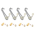 4pack 125V/250V 5cm/1.9" Ceiling Fan Light Wall Light Chain Type Pull
