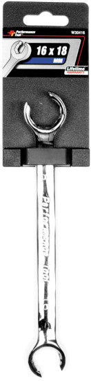 Performance Tool 16mm x 18mm Flare Nut Wrench by Performance Tool