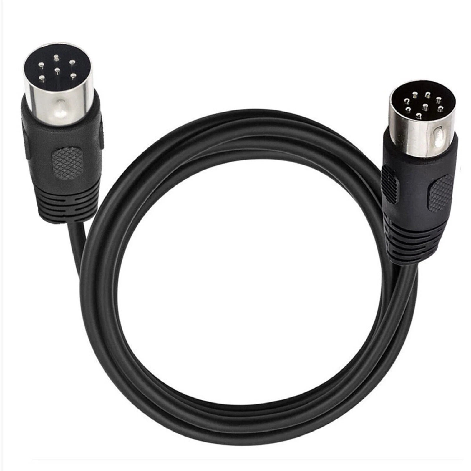 1.8m Midi 8 Pin Din Male To Din 6 Pin Male Audio Data Signal Adapter