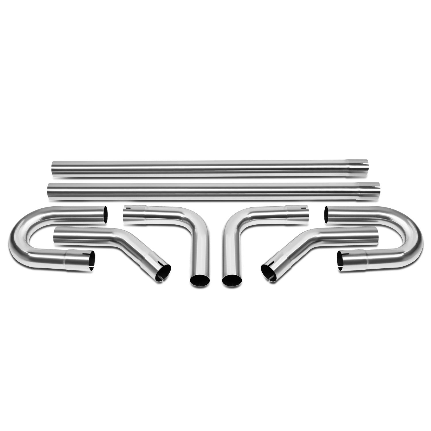 8PCS 3"od Stainless Steel Diy Custom Exhaust Tubing Pipe Straight