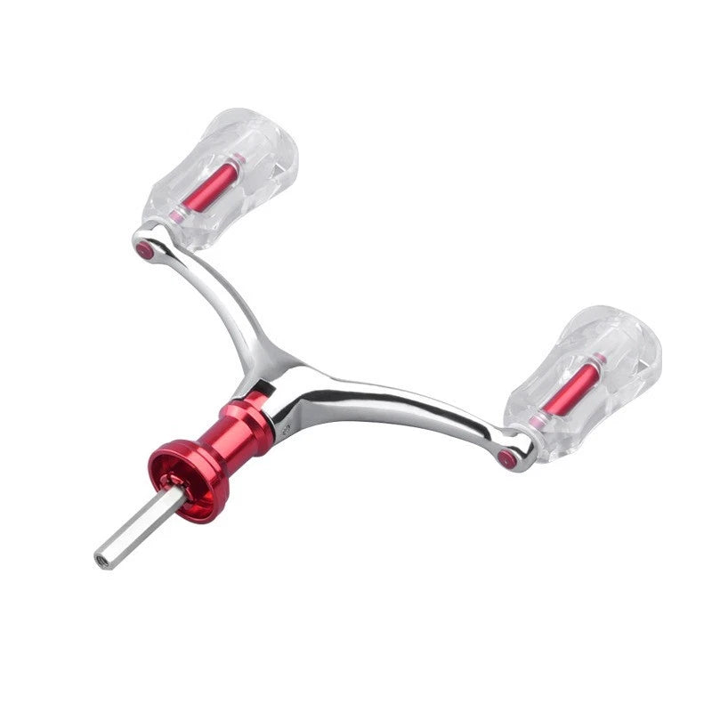 Aluminum Alloy Reel Handle Double Grip Ball Design For Ambidextrous
