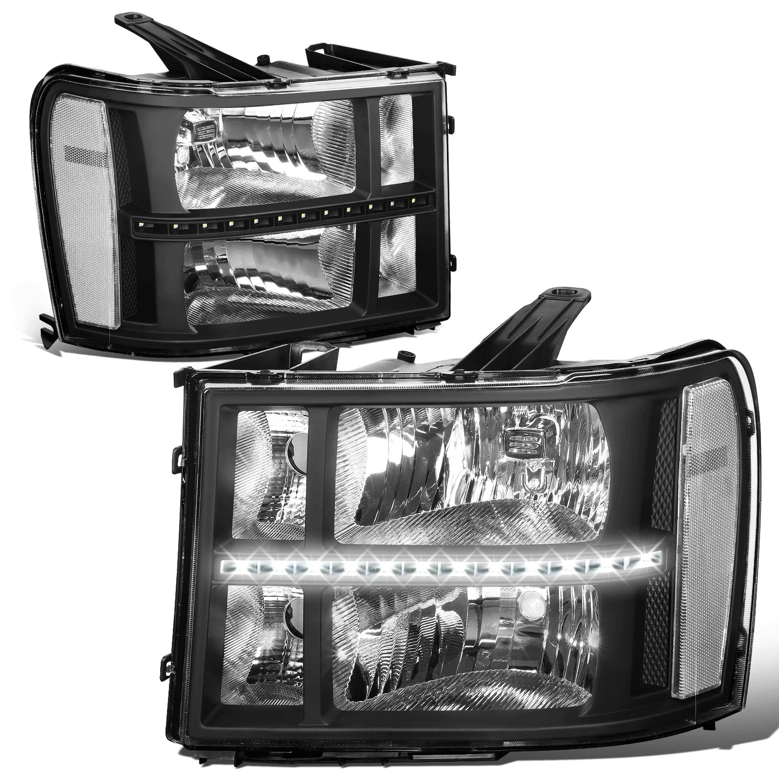 Fit 07-14 Gmc Sierra 1500 2500 3500 Custom Led Drl | Built Supply Co
