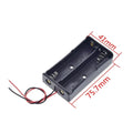 18650 3.7v Battery Cell Holder Wired Case Box 2 Position