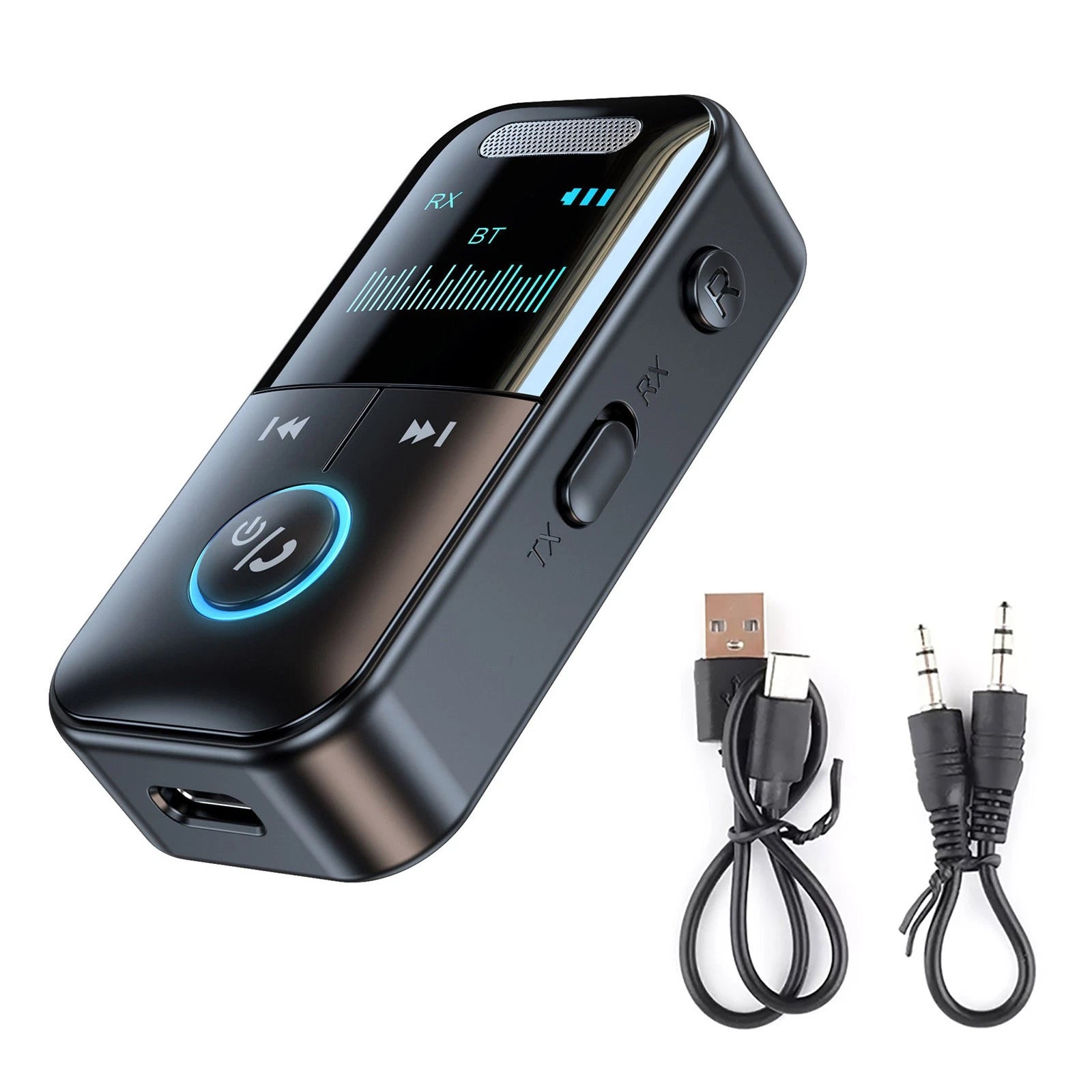 Bluetooth5.4 Adapter Audio Music Wireless Receiver Aux 3.5mm Home Car