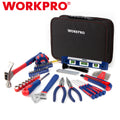 WORKPRO Home Tool Kit 100PIECE Household Hand Tool Kit Set w/Easy