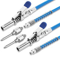 WORKPRO Grease Gun Coupler Set 6PCS Quick Release Grease Needles&12"