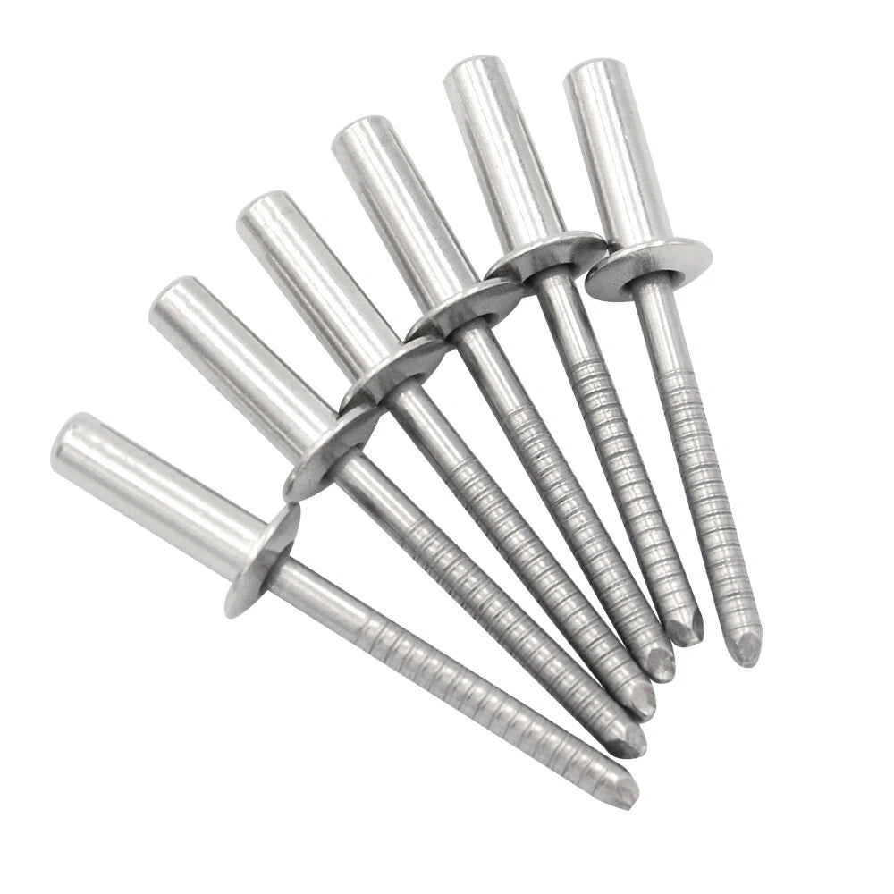1/8" M3.2 Diameter Stainless Steel Closed End Pop Blind Rivets Iso