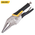 Deli Locking Pliers Long Nose Straight Jaw Vise Grip Welding Clamp