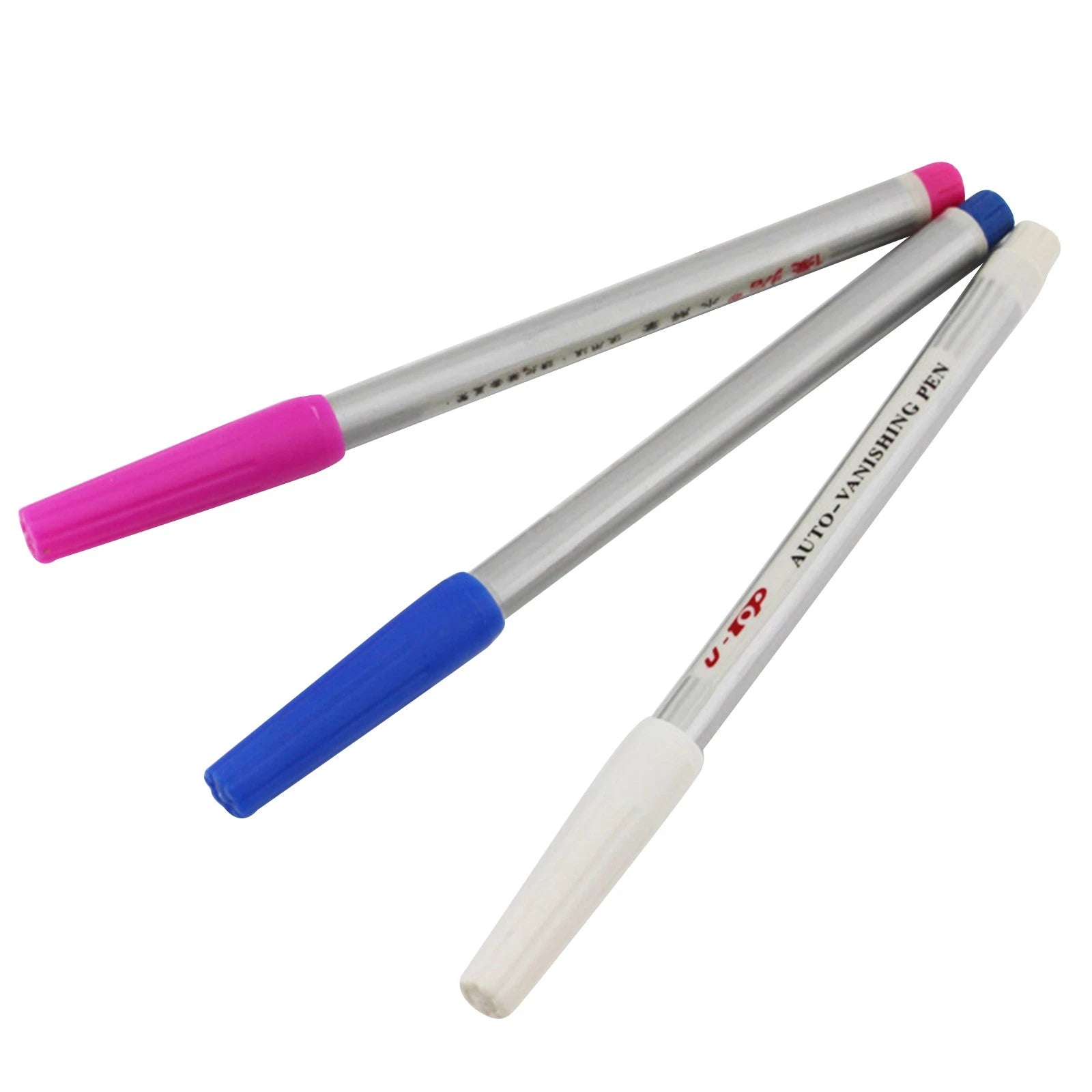 (White, Blue, Pink) Water Erasable Vanishing Fabric Marker Cloth Ink