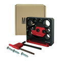 Drill-Powered Dowel Milling Jig Adjustable Round Rod Shaping with
