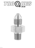 AN -4 (AN4 AN 04) to 1/16" NPT Straight Adapter In Stainless Steel