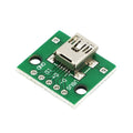 Mini Usb Dip Adapter Converter for 2.54mm Pcb Breakout Board Power