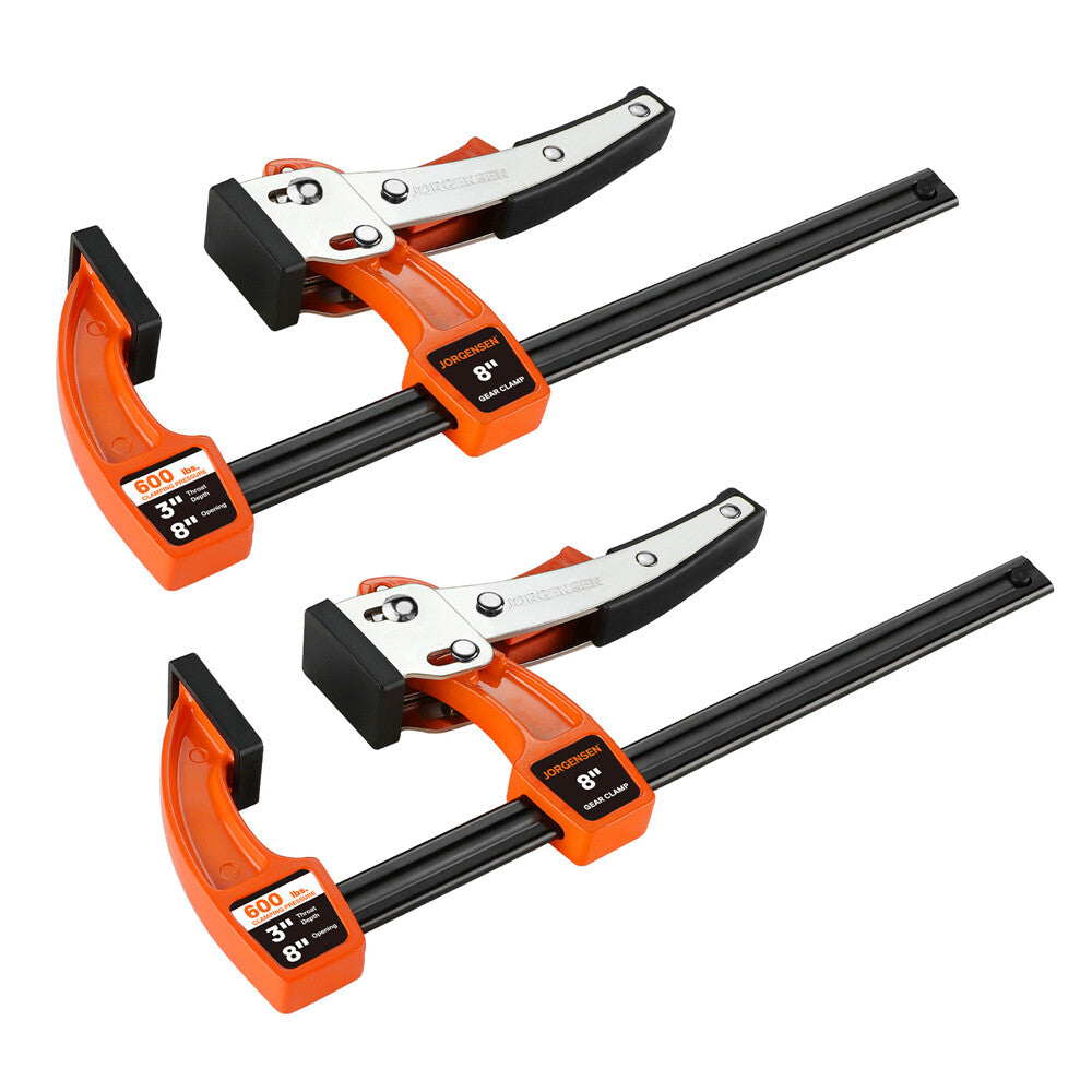 8-Inch Bar Clamp Set 2-Pack