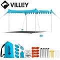 Villey 11×10ft Beach Tent Sun Shelter | Built Supply Co