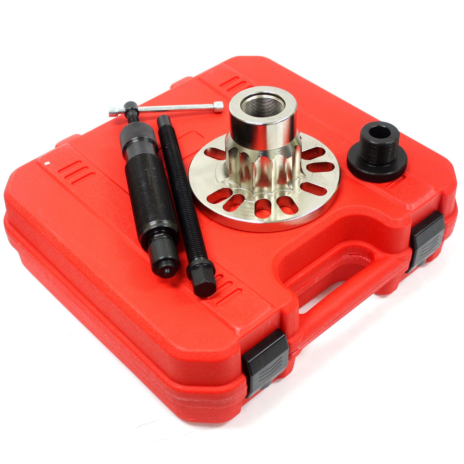 Hydraulic Wheel Hub Drive Press Shaft Puller 10 Ton power 4 and 5 stud hubs Bolt