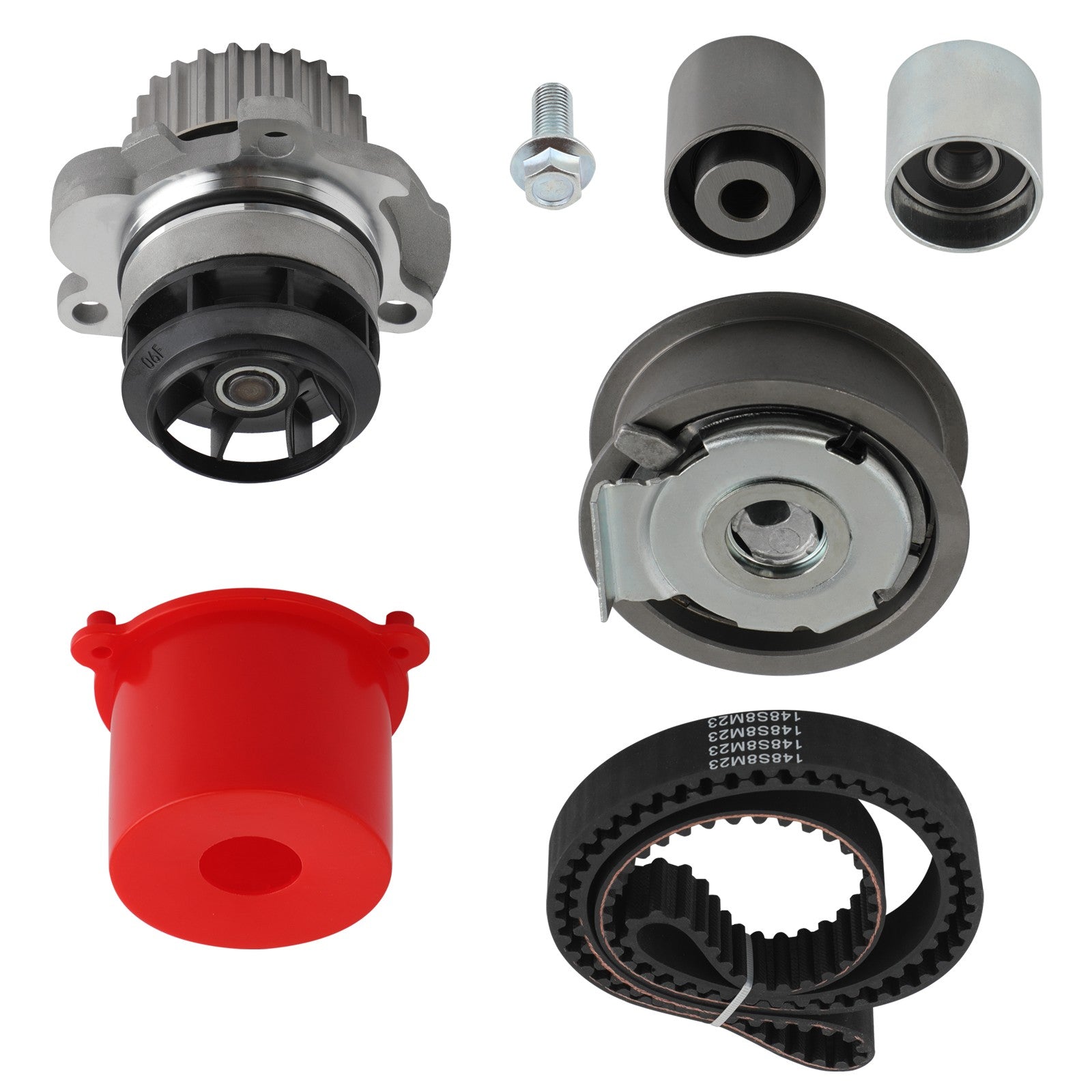 Timing Belt Kit for VW Eos Trendline Comfortline 2.0T 2009 BPY & Water