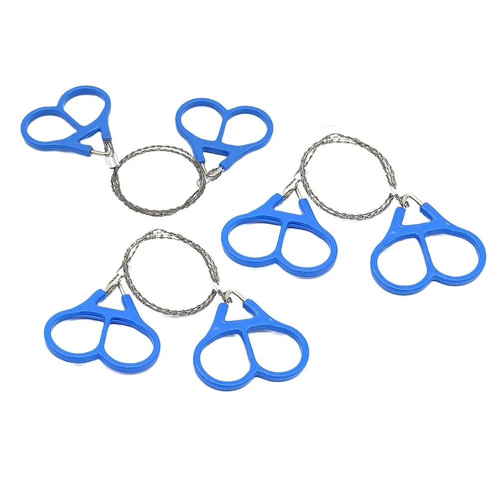 Lightweight Stainless Steel Wire Saw Kit For Camping Hiking Tasks