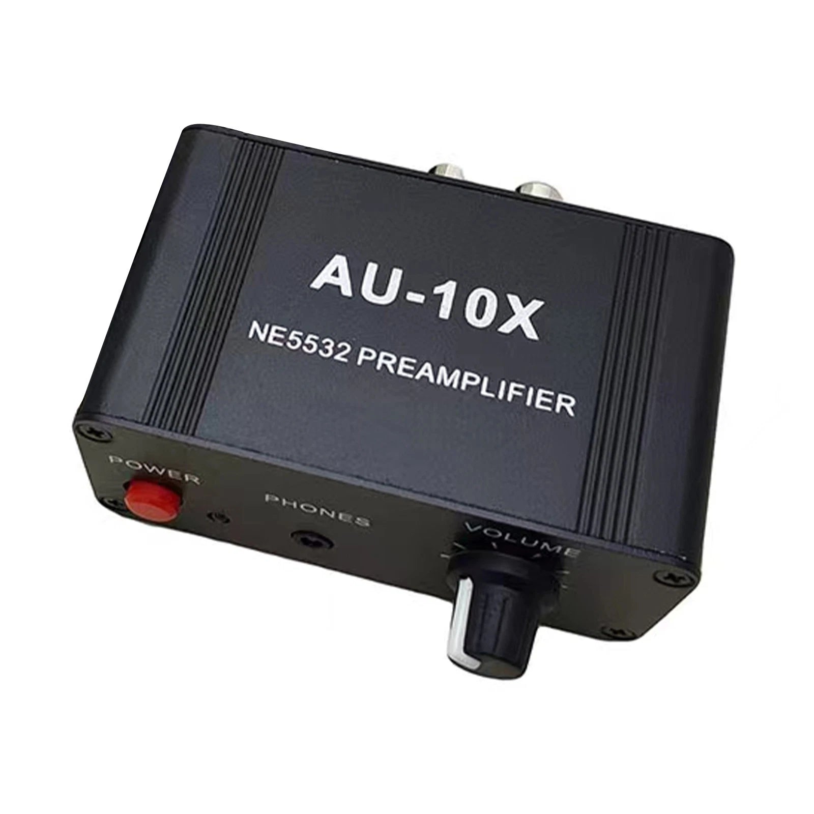 Dc 9-19V 3.5mm Input Output Stereo Audio Preamplifier Headphone