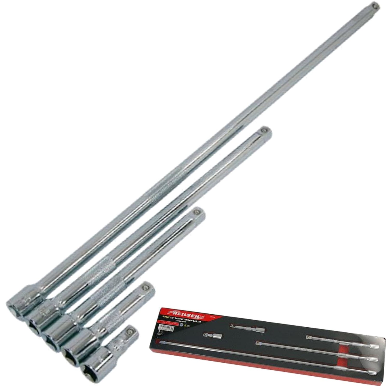Neilsen 5pc 3/8" Drive Socket Extension Bar Set