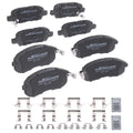 Front Rear L&R Brake Pads Set for Nissan 350Z 2003-2005 Sentra 2007-17