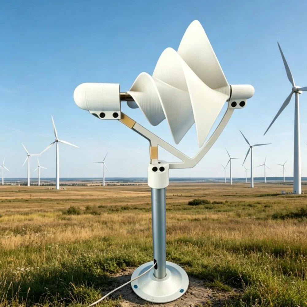 Compact 10W Archimedes Wind Turbine Generator For Indoor Outdoor