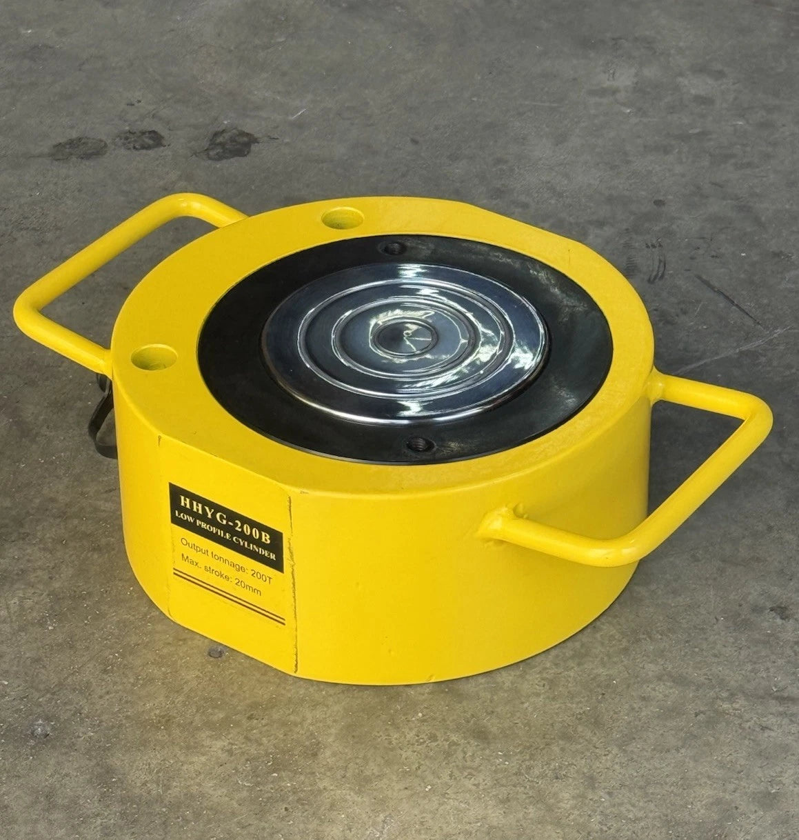 200 Ton Low Profile Hydraulic Ram Cylinder Jack Porta Power Ram 20mm