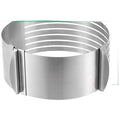 9-12 Inch Stainless Steel Adjustable Cake Slicing Ring For Layered