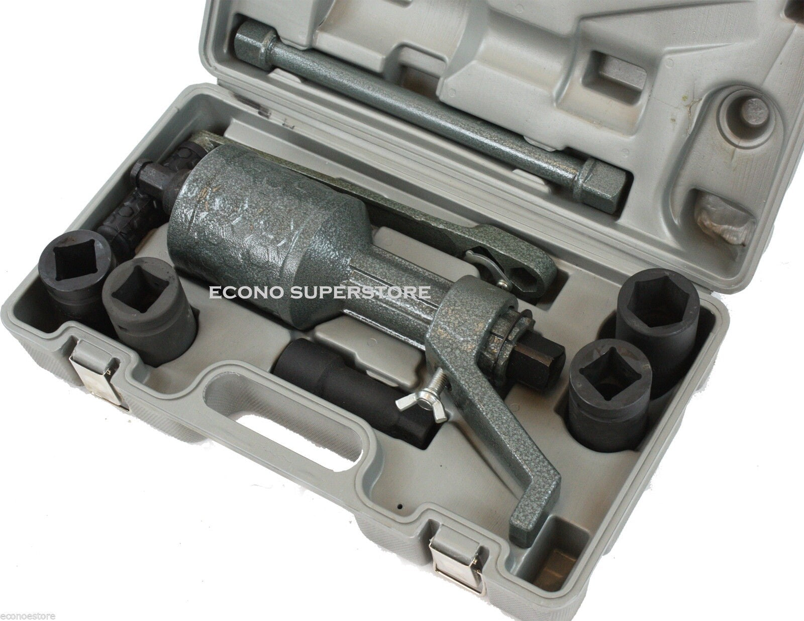 HD Torque Multiplier Truck Trailer Lug Nut Wrench with 4 Sockets by Unbranded