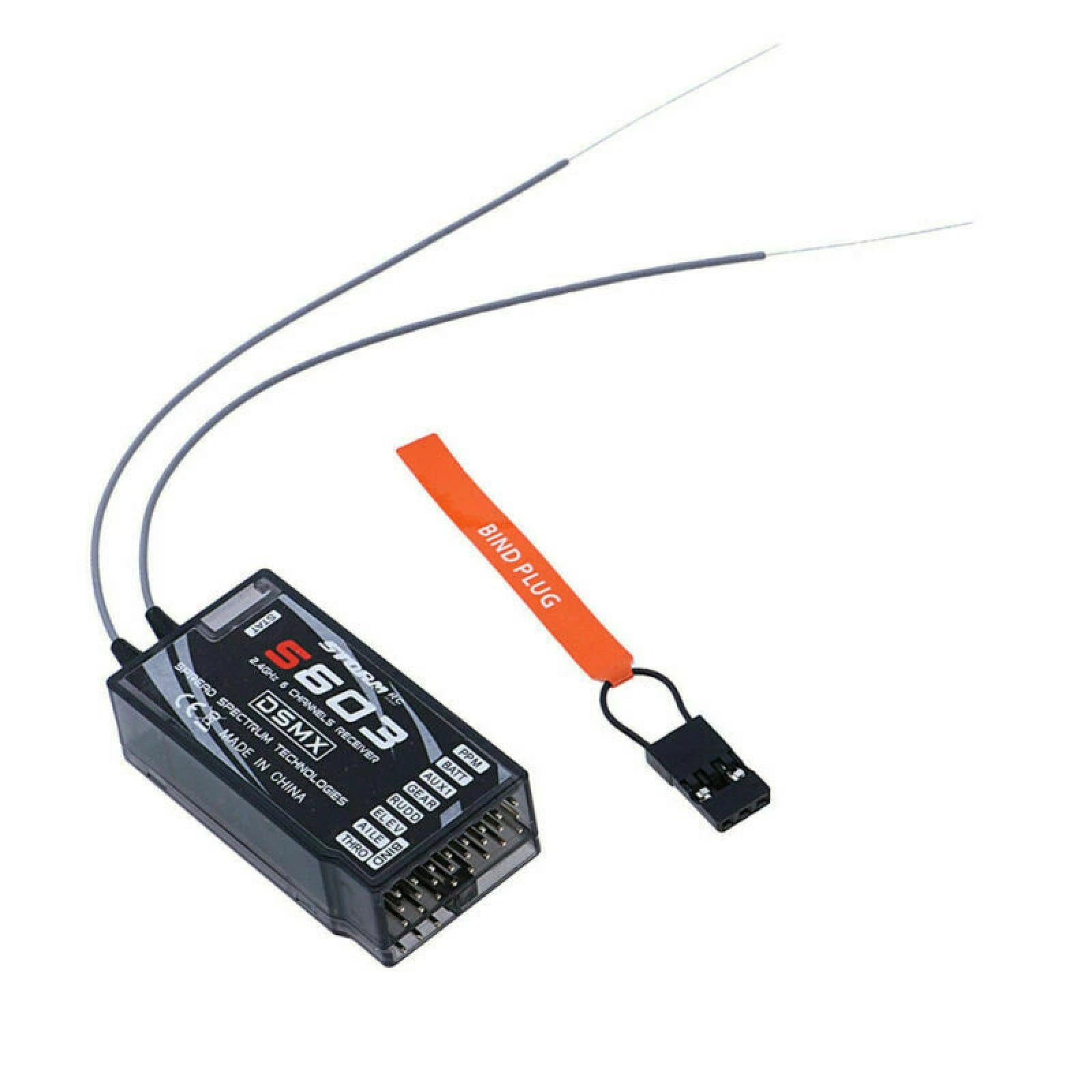 For Jr Spectrum Dsm-x Dsm2 Transmitter Two Modes S603 Receiver 6ch