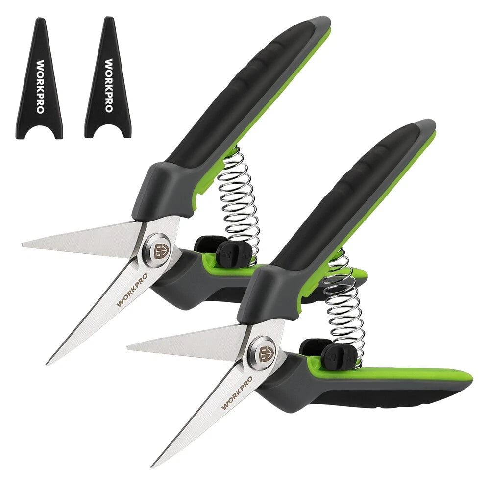 Gardening Pruning Shear Precision Blades 6.5” Scissor Snips Clipper