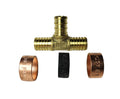 XFITTING 3/4" PB x Pex-B Tee with Repair Kit - 1 Pack
