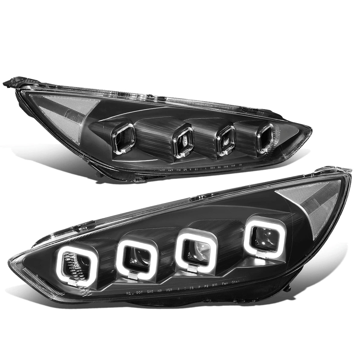 For 2015-2018 Ford Focus Sequential Led Halo | Built Supply Co