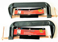 2 ATE PRO 12" HEAVY DUTY C CLAMPS BRAKE CALIPER PISTON TOOL CLAMP 40044Opens in 
