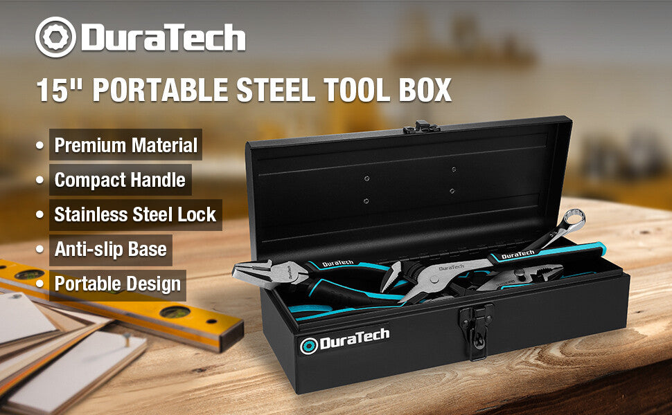 DuraTech 15" Metal Tool Box by DuraTech